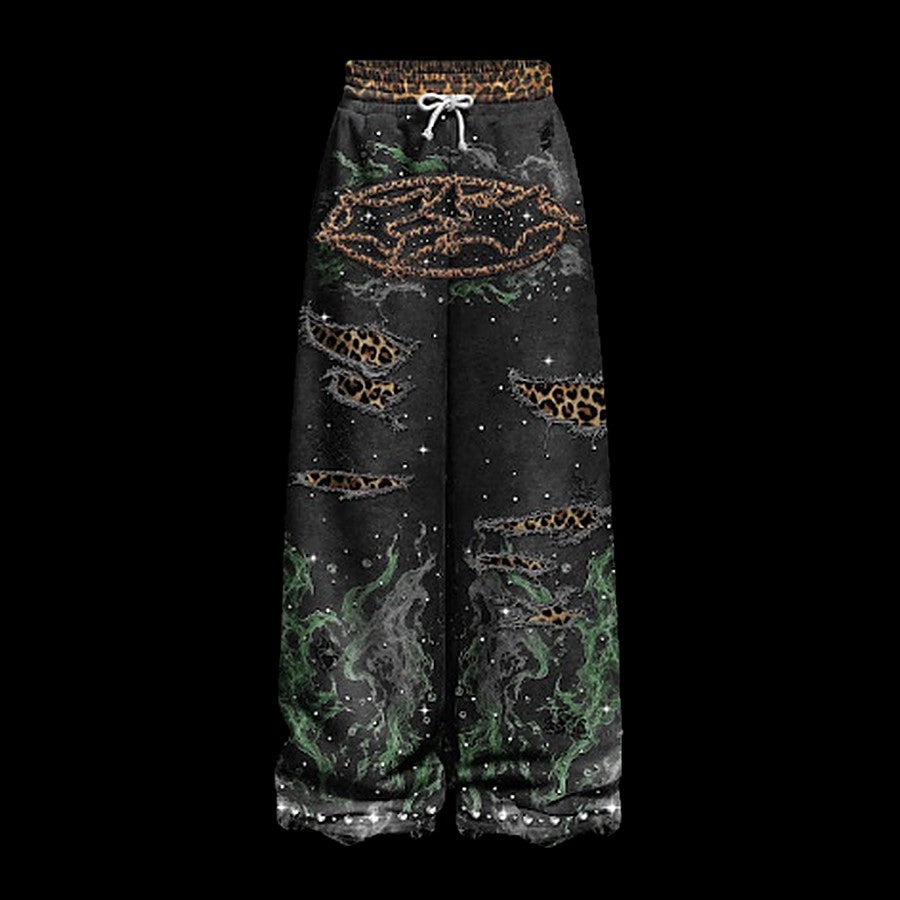 Leopard Star Sweatpants